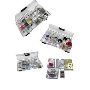 Making‎ Memories Embellishment Lot Brad Bars Fasteners Charms Rhinestones